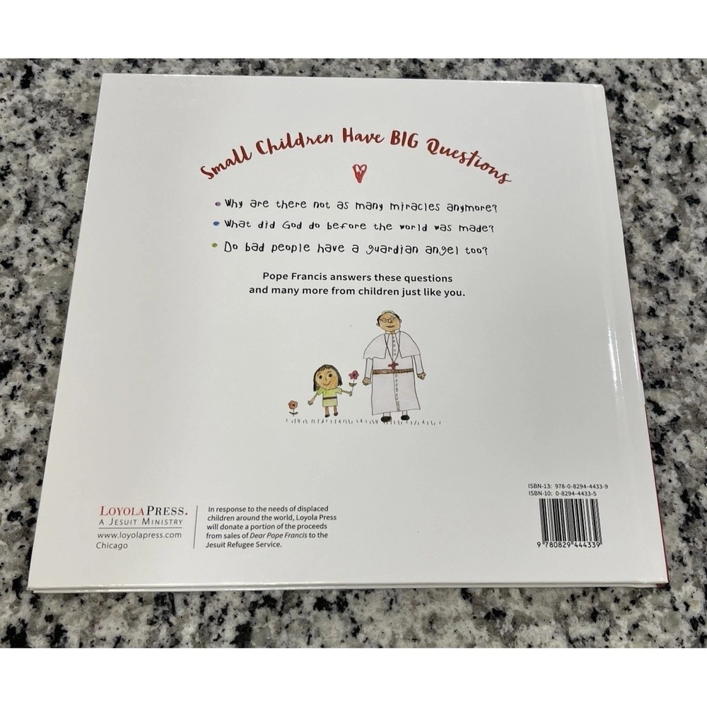 Dear Pope Francis The Pope Answers Letters from Children Hardcover Book 2016 - Picture 4 of 8